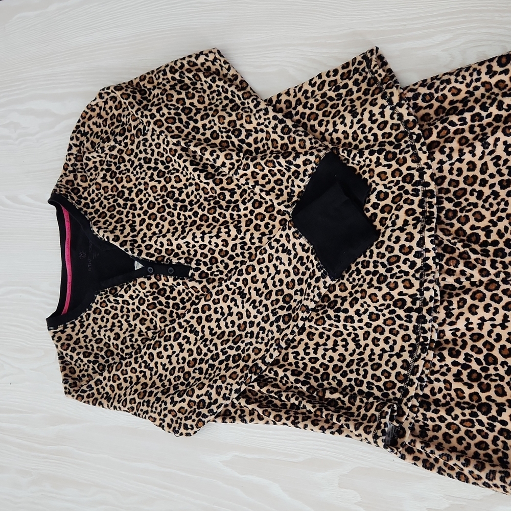 Fuzzy Animal Print PJs